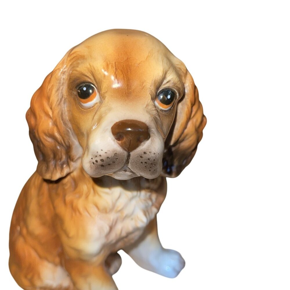 Vintage Ceramic Cocker Spaniel Dog Figurine - Picture 2 of 12